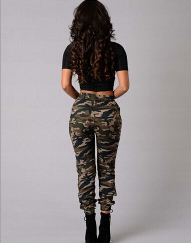 Women's Casual Camouflage Cargo Pants