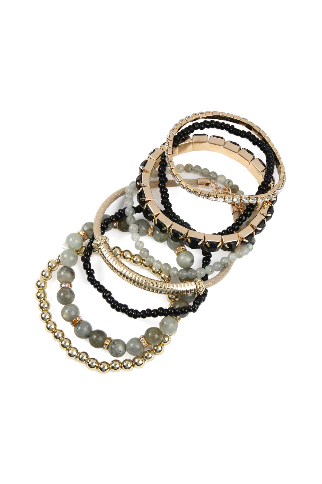 Plus Size Stackable Beads Bracelet Set