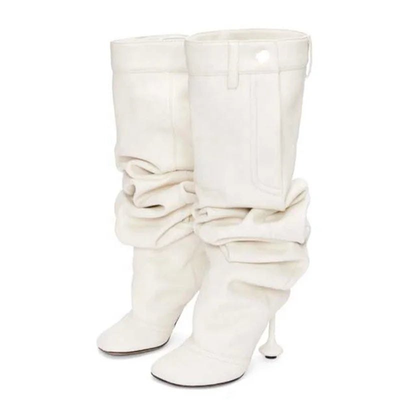 Women's Wide Fit Knee-High Booties