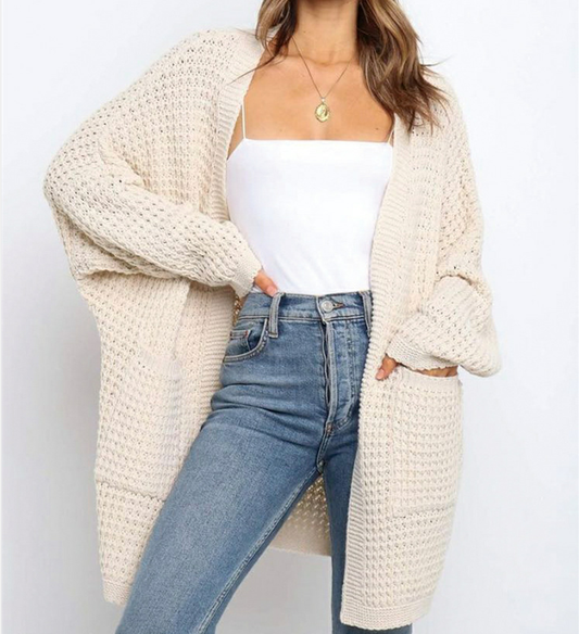 Women's Long Cashmere Knitted Sweater