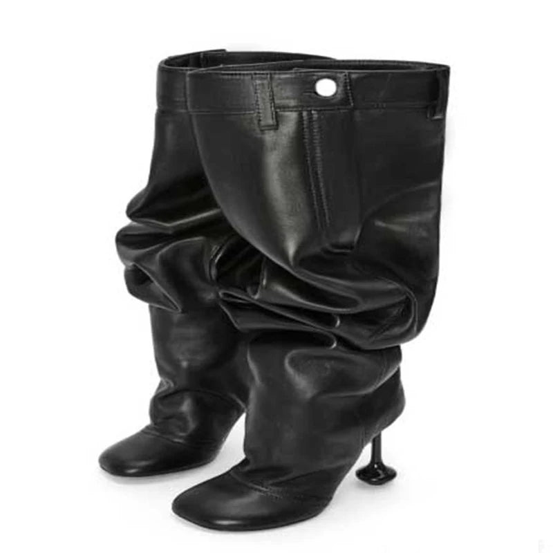 Women's Wide Fit Knee-High Booties