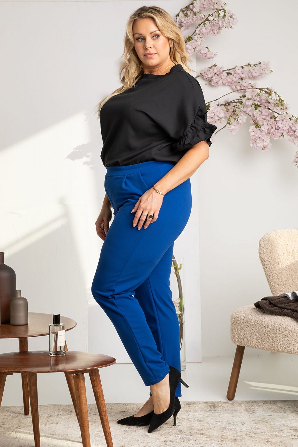 Benton Blue Stretch Trousers