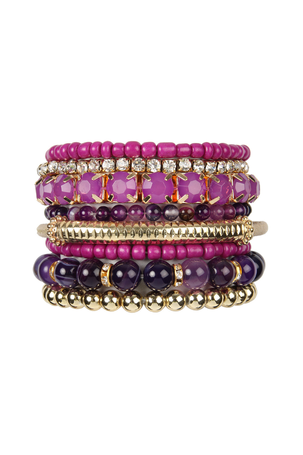 Plus Size Stackable Beads Bracelet Set