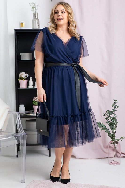 Navy Blue Asia Cocktail Dress