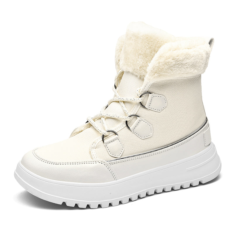 Ladies Snow Lace Up Ankle Boots