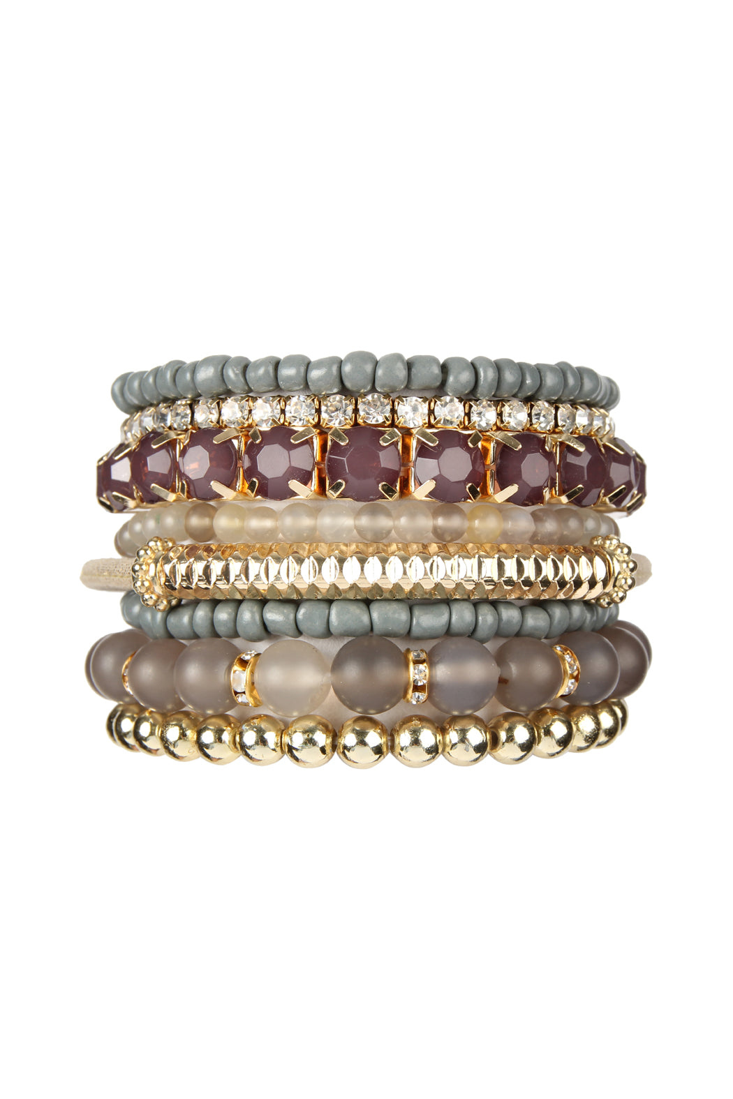 Plus Size Stackable Beads Bracelet Set