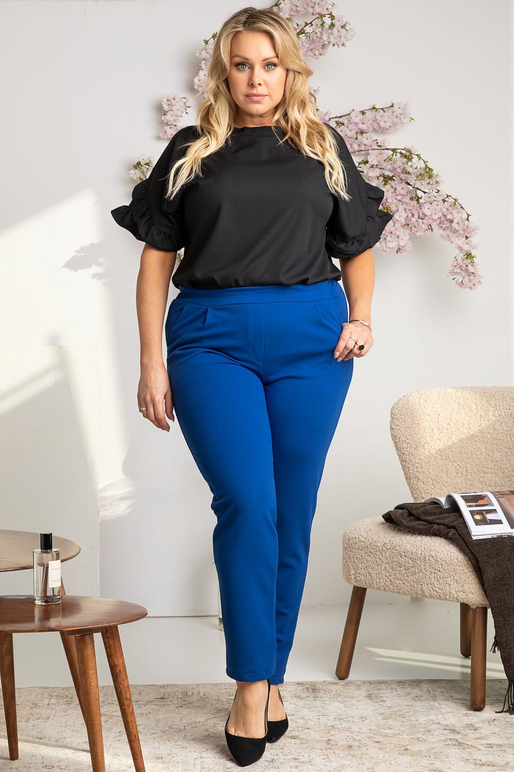 Benton Blue Stretch Trousers