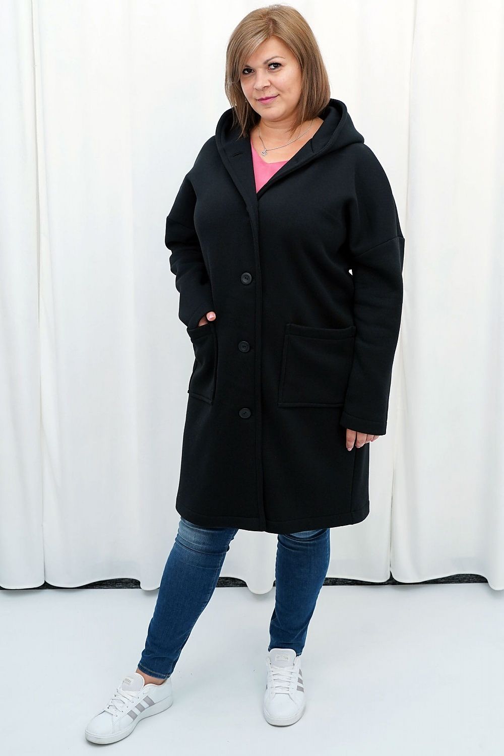 Hooded Blouse Coat