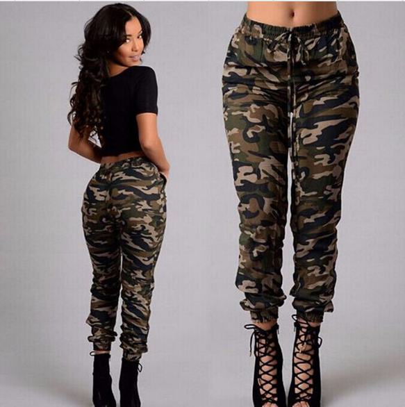 Women's Casual Camouflage Cargo Pants