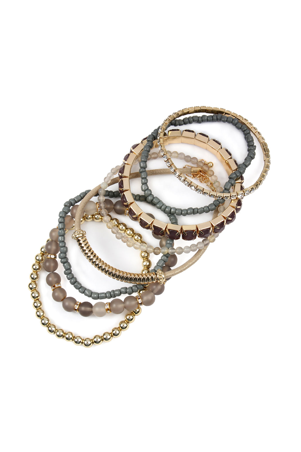 Plus Size Stackable Beads Bracelet Set