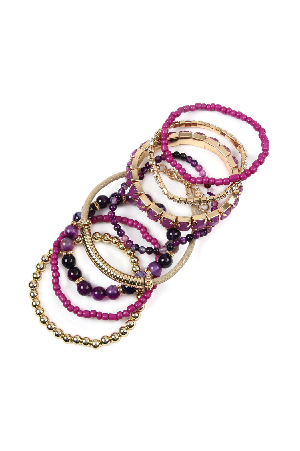 Plus Size Stackable Beads Bracelet Set