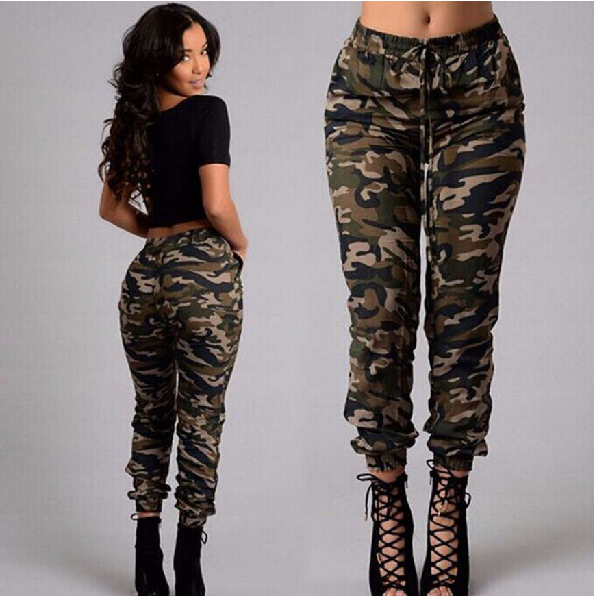 Women's Casual Camouflage Cargo Pants