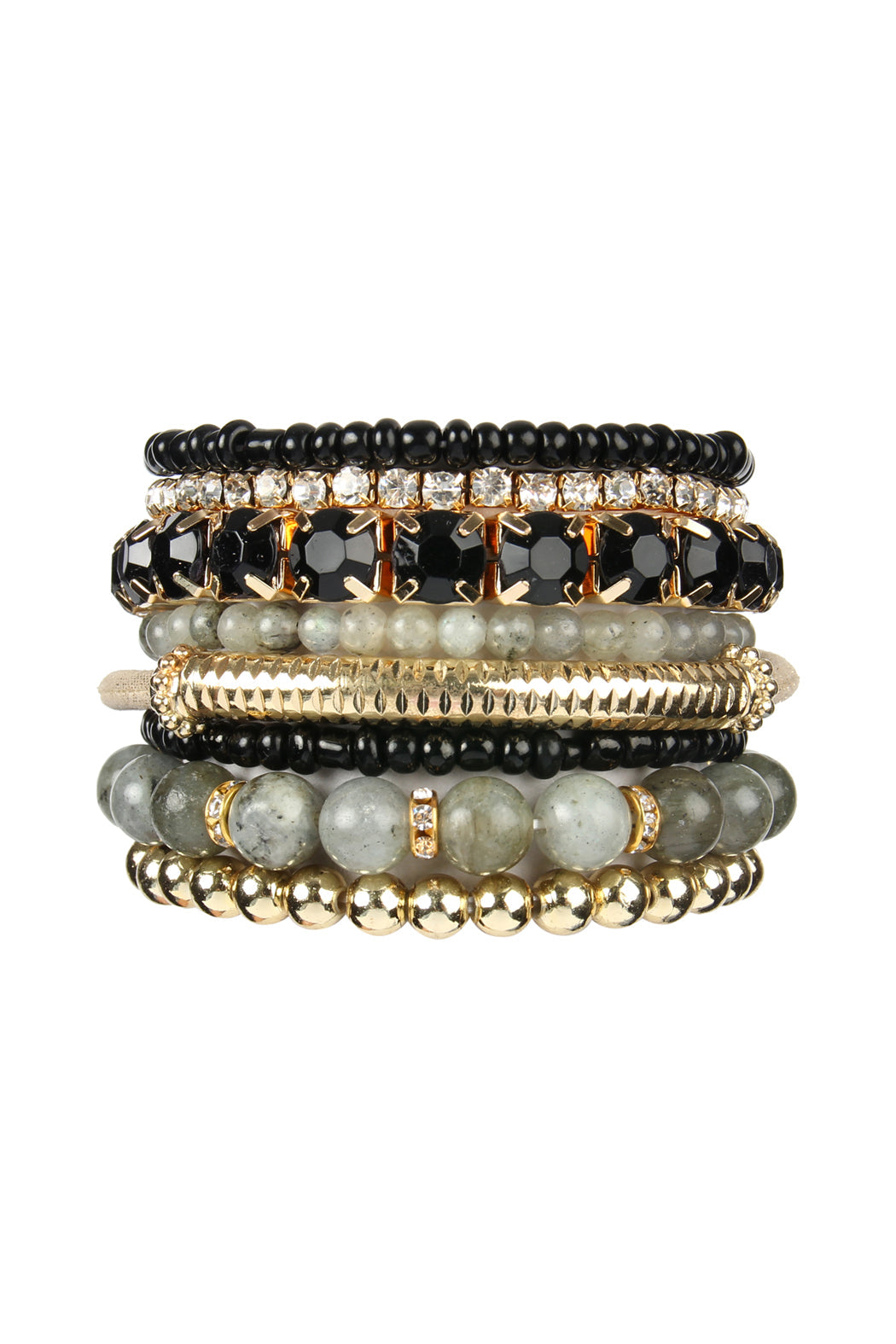 Plus Size Stackable Beads Bracelet Set