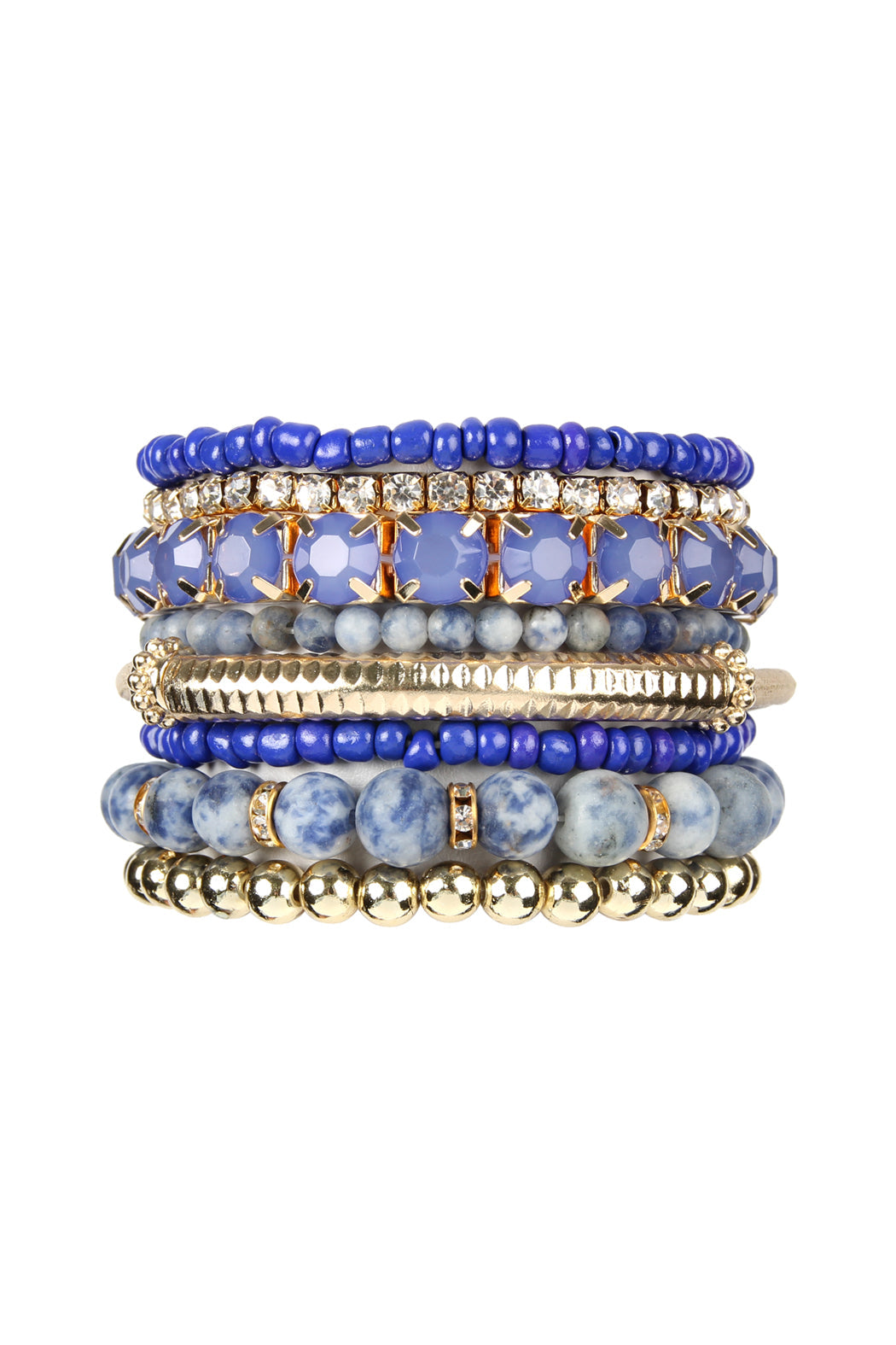 Plus Size Stackable Beads Bracelet Set