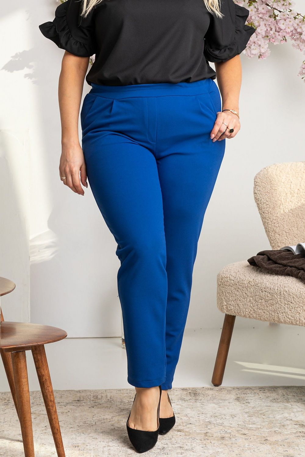 Benton Blue Stretch Trousers