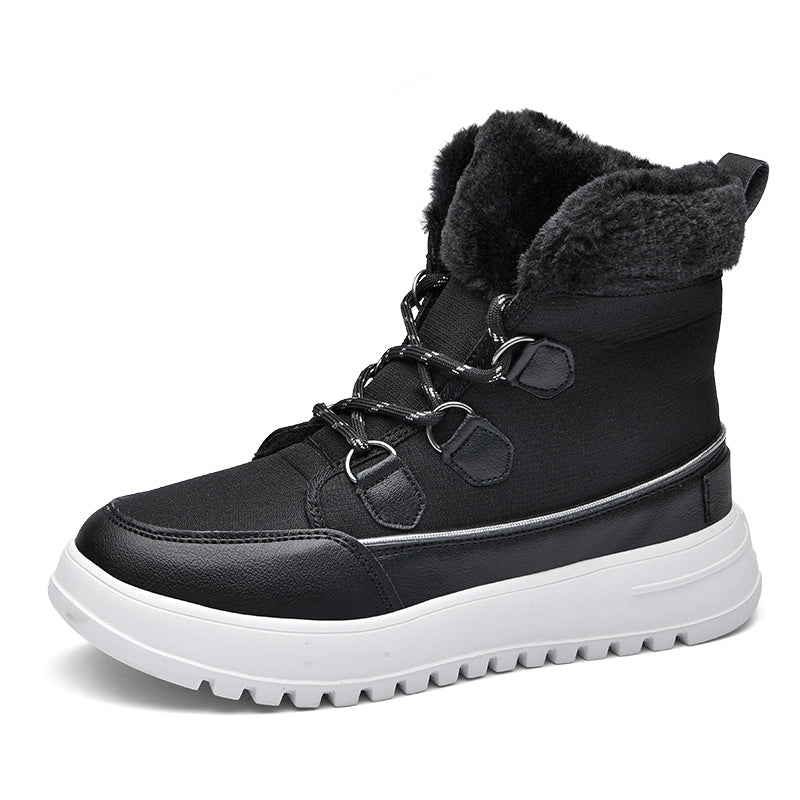 Ladies Snow Lace Up Ankle Boots