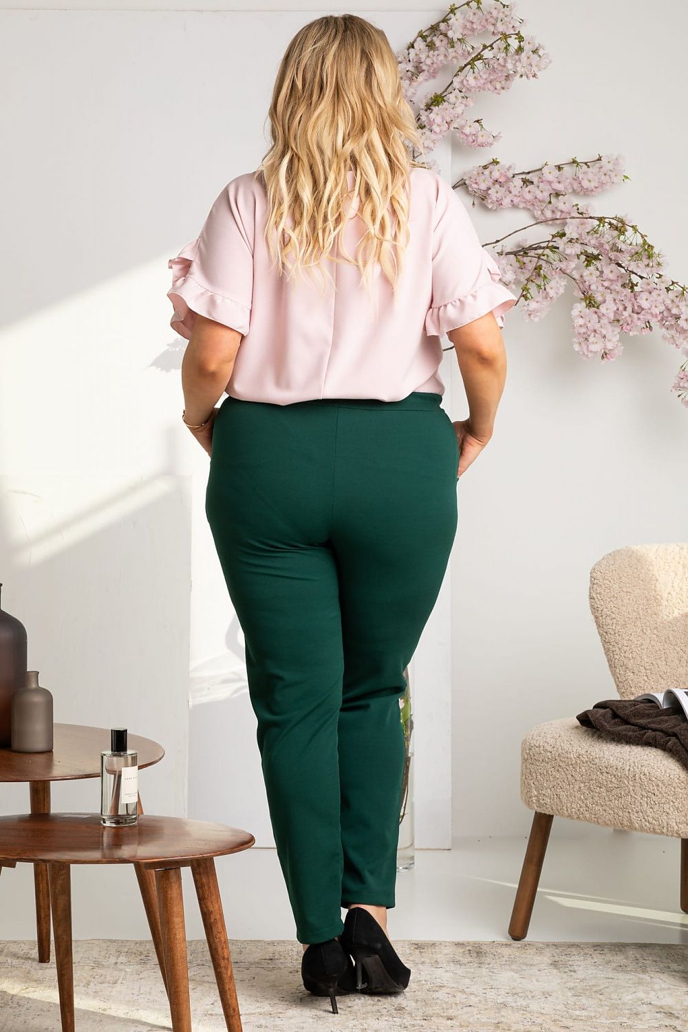 Benton Stretch Forest Green Trousers