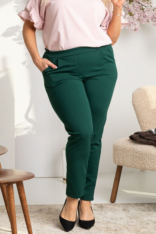 Benton Stretch Forest Green Trousers